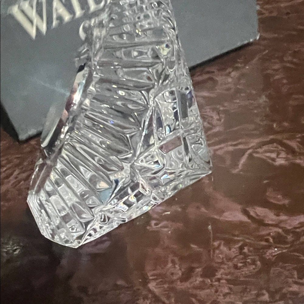 Waterford Crystal Clock with Silver and Clear Design - Picture 4 of 14
